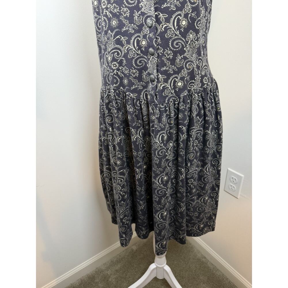 Free People Size Medium boho floral button front sleeveless festival western - Picture 4 of 9